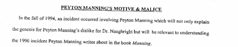 Illustration for article titled Records: Trainer That Sued Peyton Manning May Have Reported Him For Academic Fraud In 1994